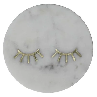 Lashes Inlaid Marble Tray