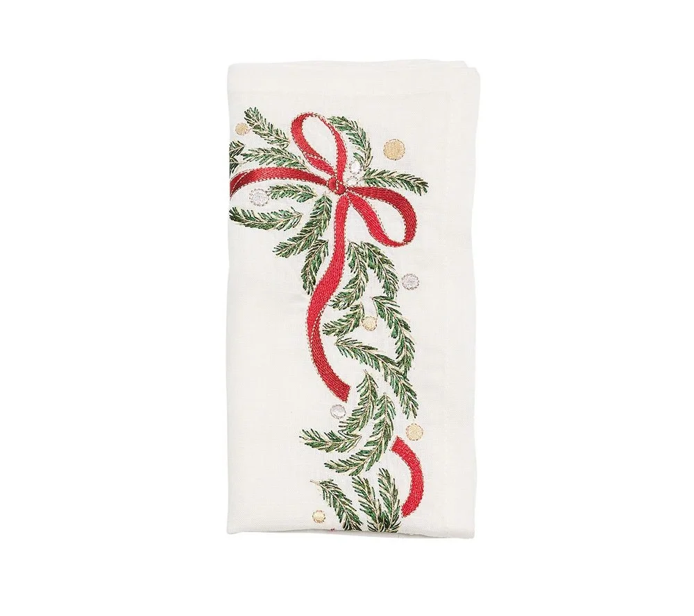 Kim Seybert Merry and Bright Napkins, Set of 4