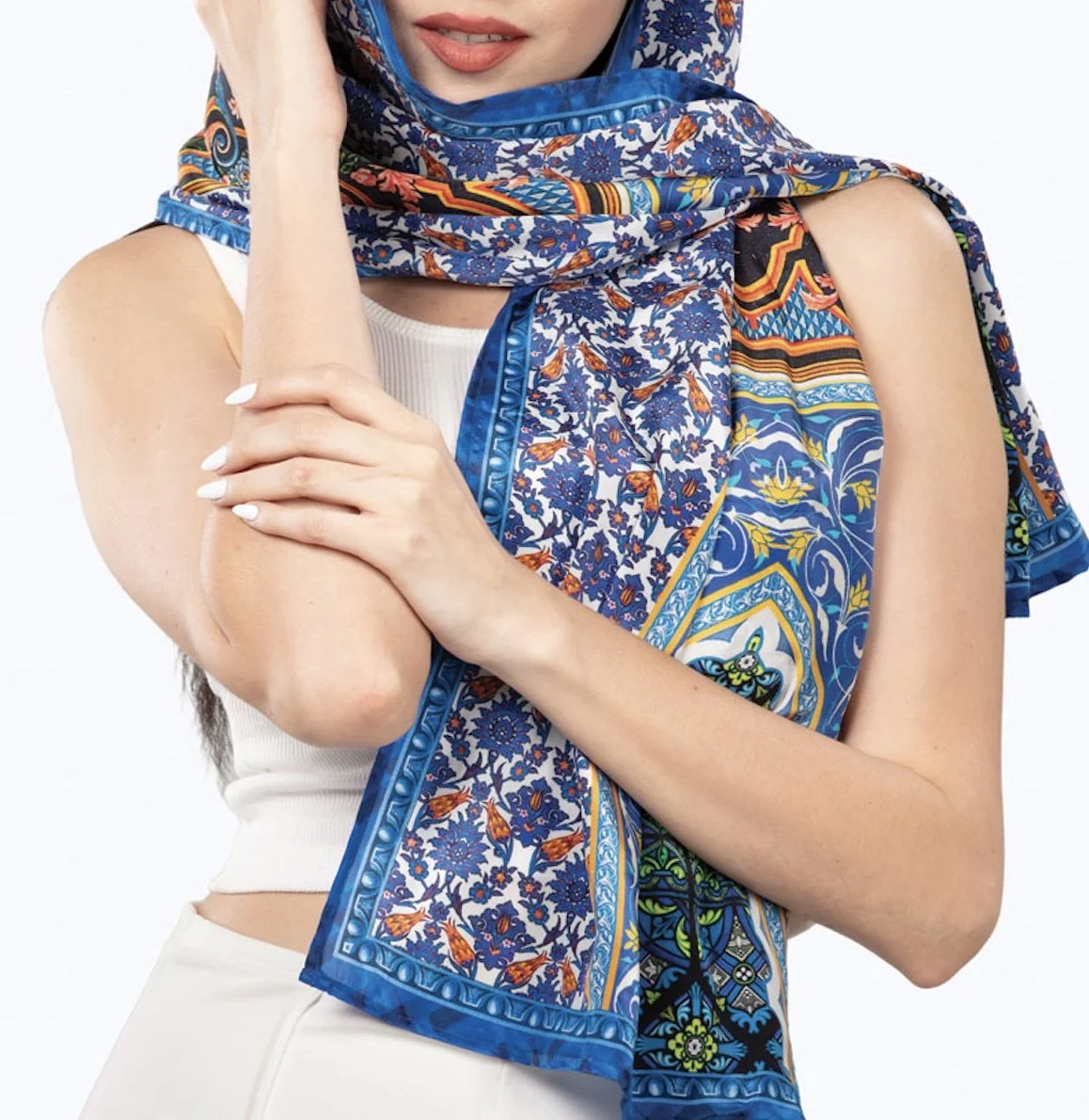 Floral Baroque Scarf