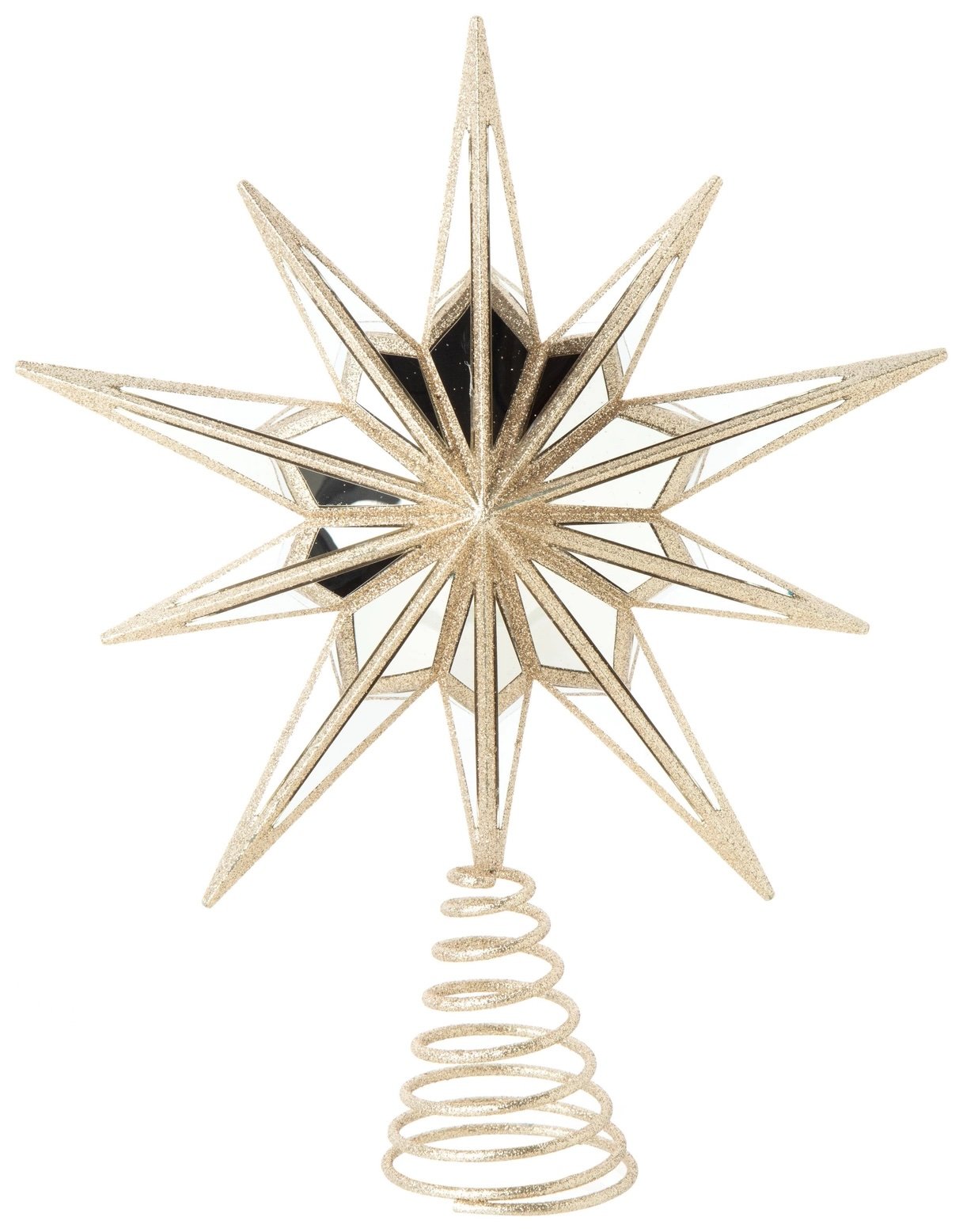 Mirrored Star Tree Topper