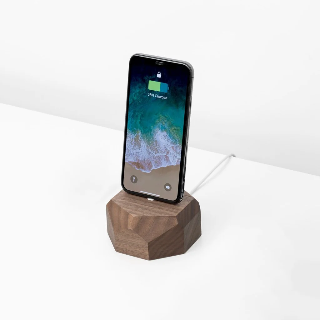 Walnut Smartphone Dock