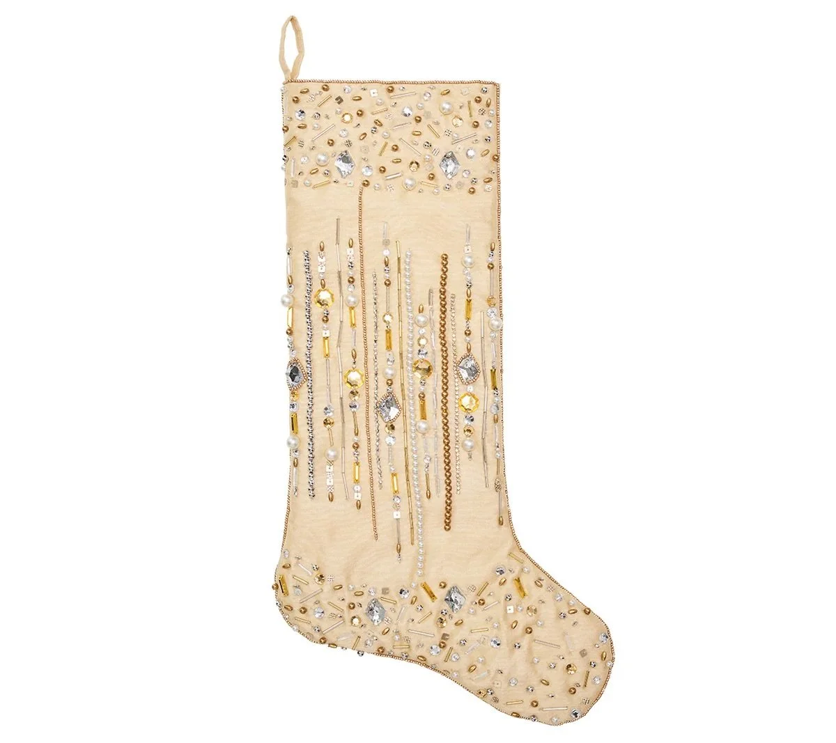 Kim Seybert Gilded Sparkle Stocking