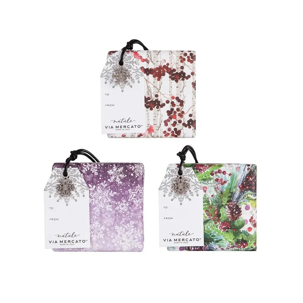 Natale Ornament Soap Gift Set of 3