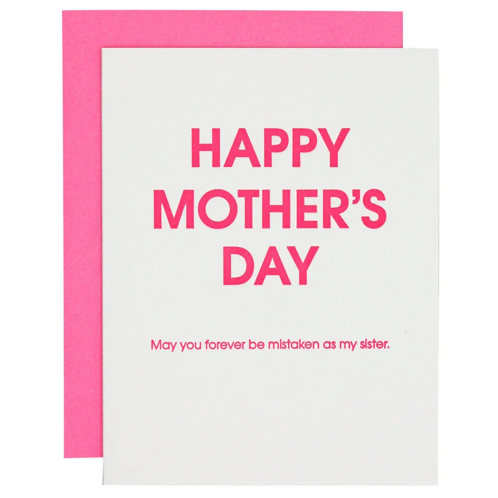 Mistaken Sister Mother's Day Card