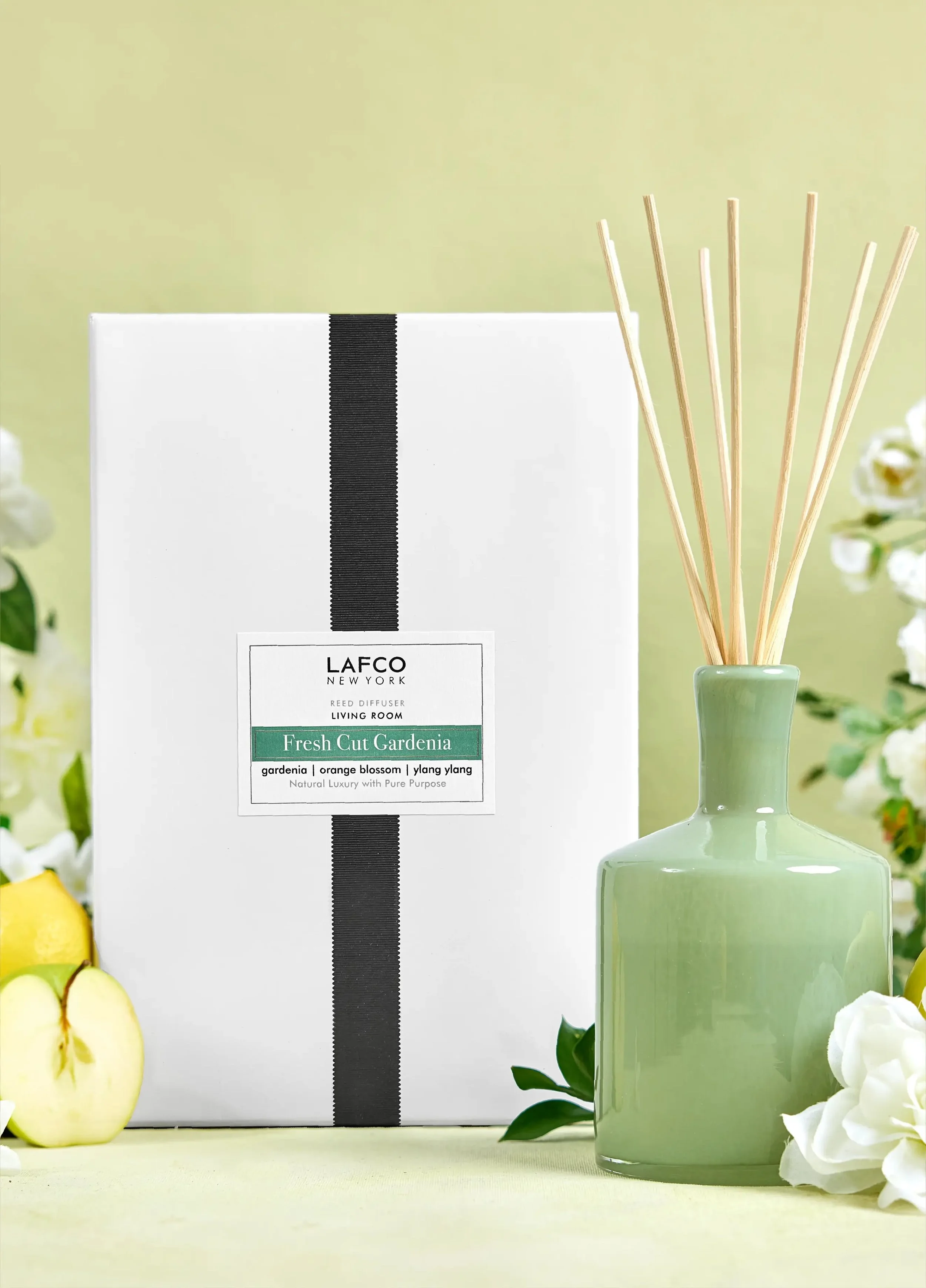 Lafco Fresh Cut Gardenia Signature Diffuser Set
