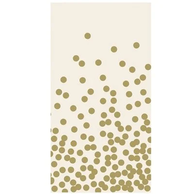 Hester and Cook Gold Confetti Guest Napkins