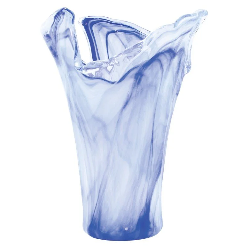 Vietri Onda Large Vase Cobalt