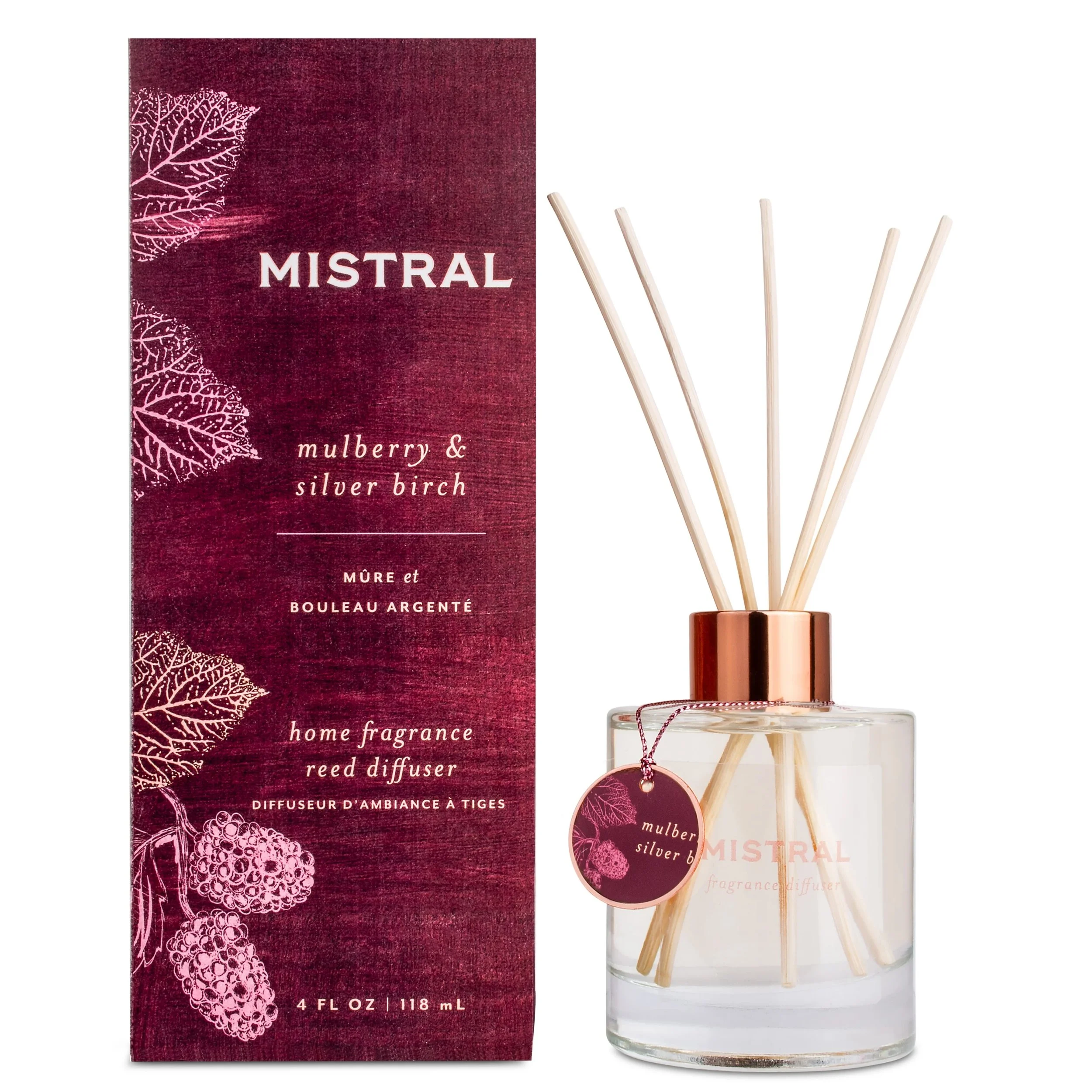 Mistral Mulberry and Silver Birch Diffuser