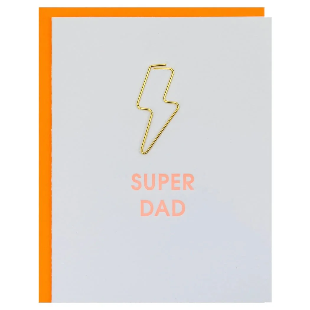 Super Dad Paper Clip Card