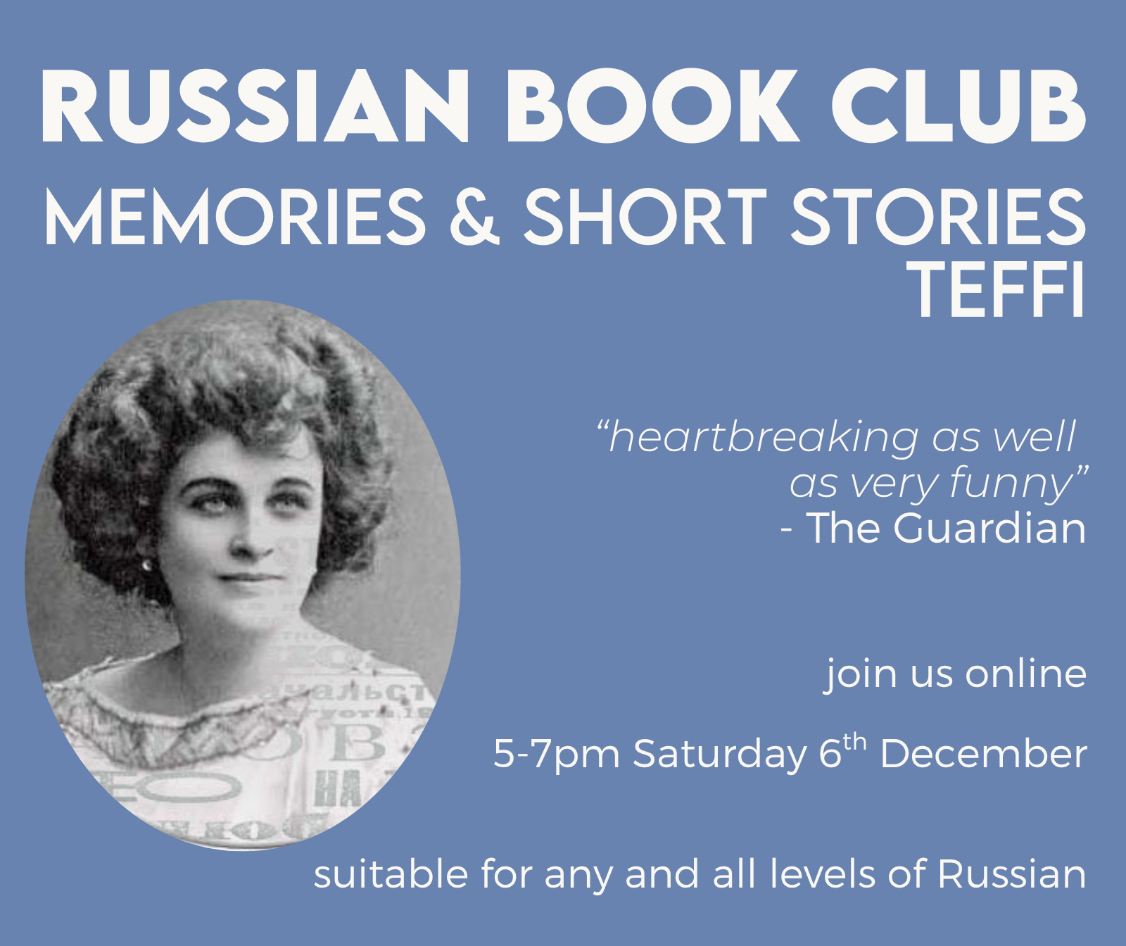 6th December - Russian Book Club