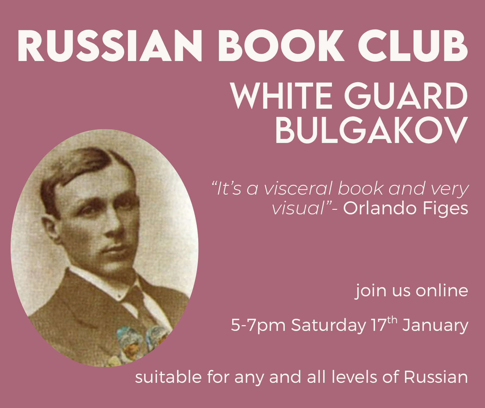 17th January - Russian Book Club