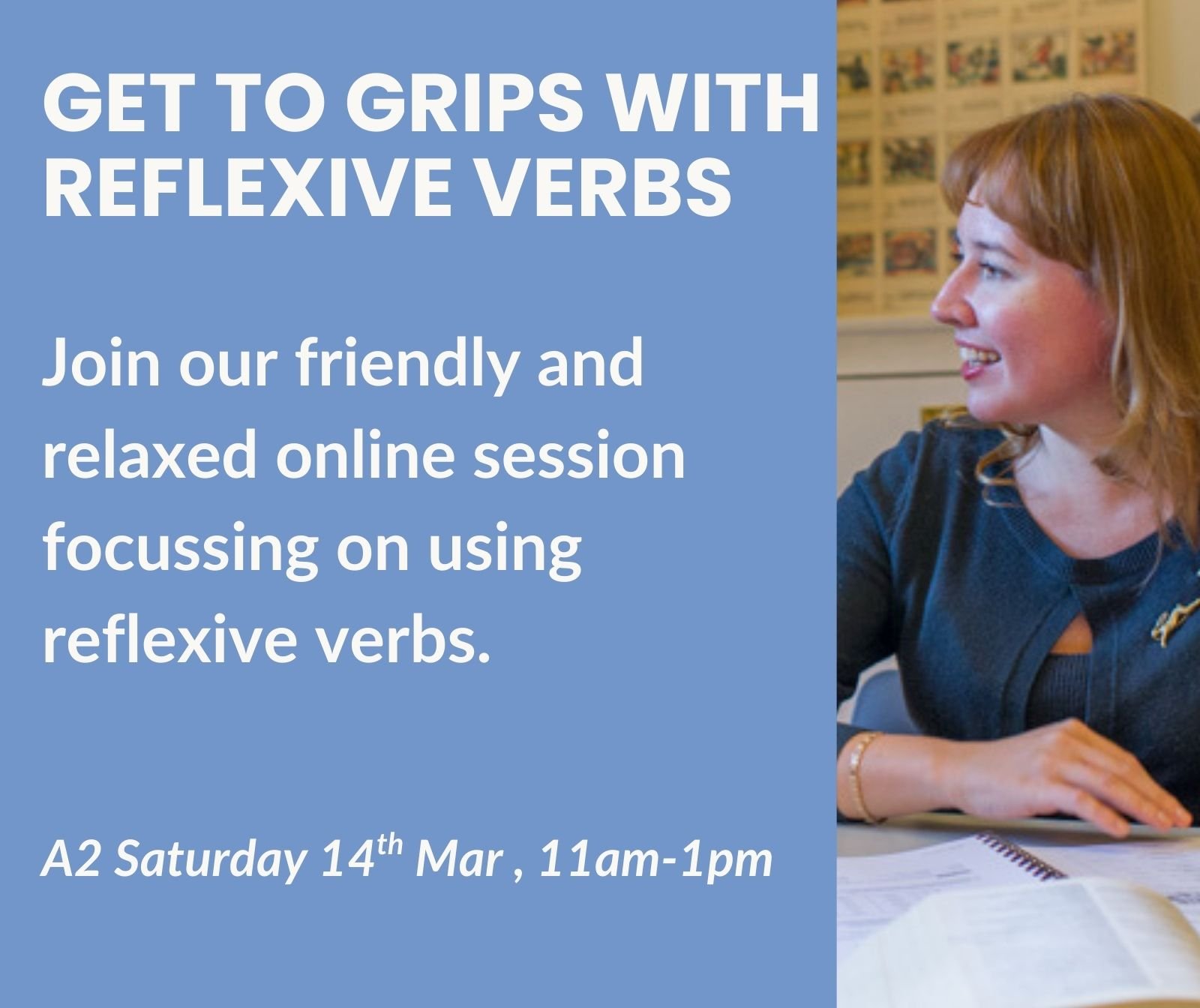 14th March - Get to grips with reflexive verbs - A2 