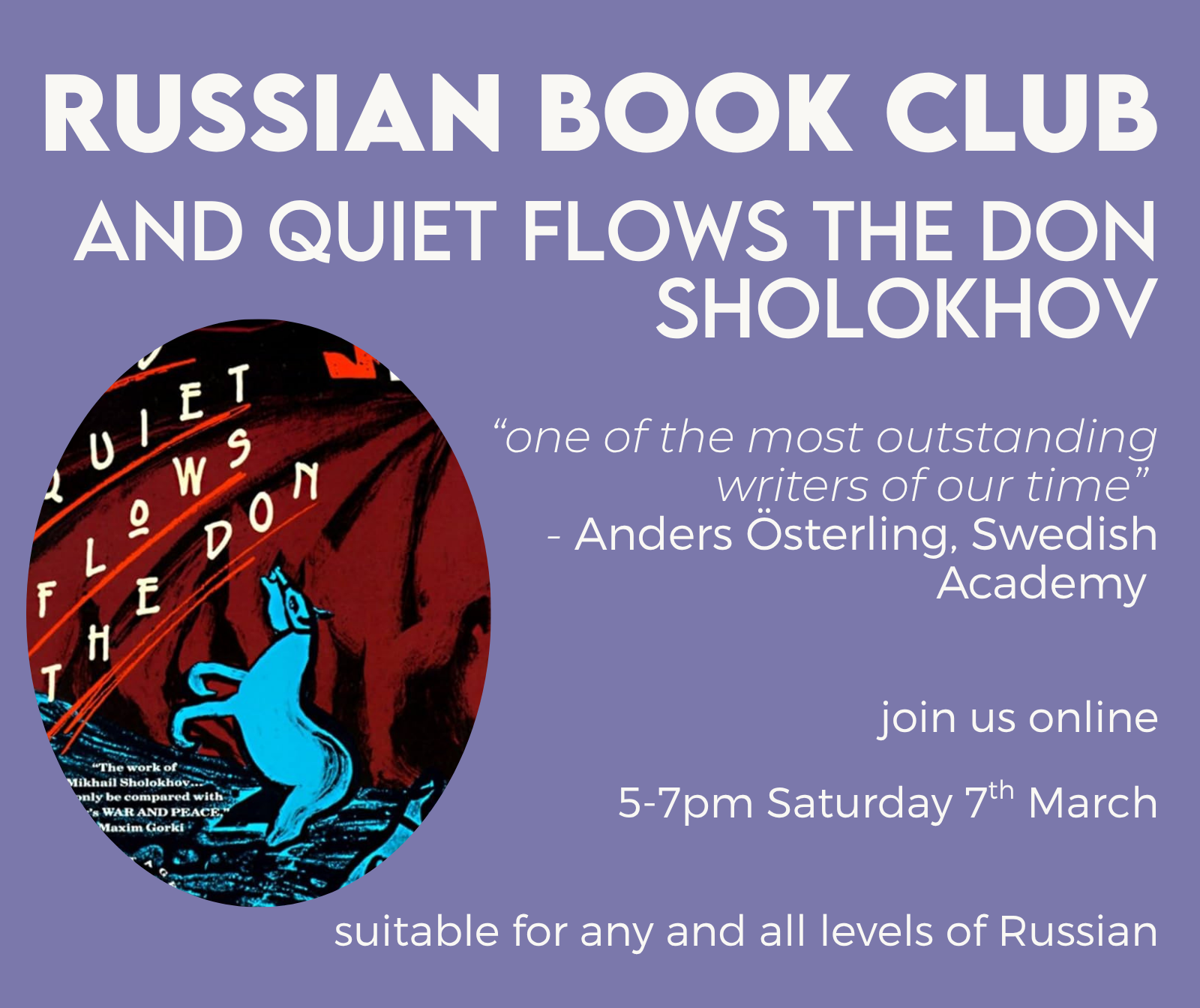 7th March - Russian Book Club