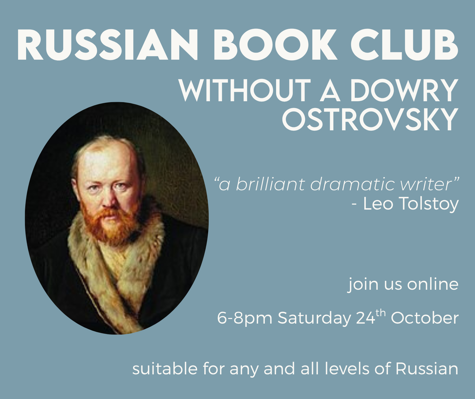 24th October - Russian Book Club 