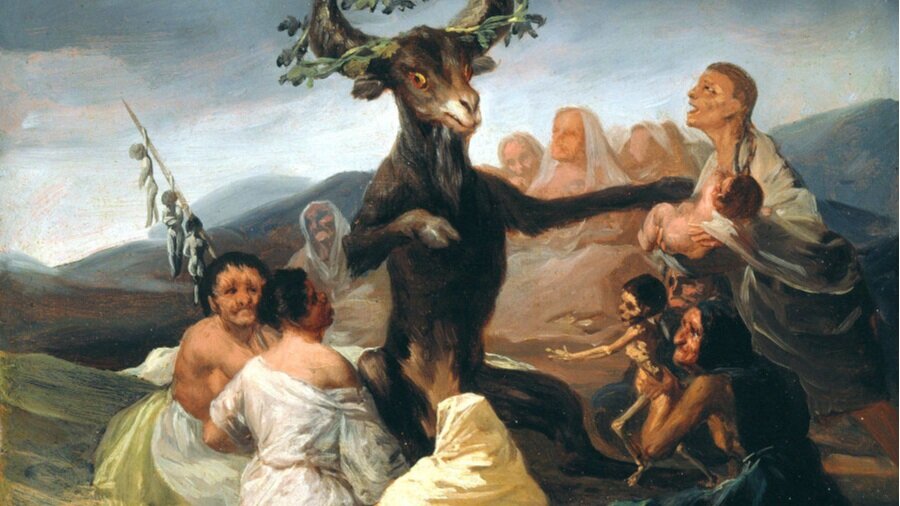 Witches’ Sabbath by Goya (1797-98)