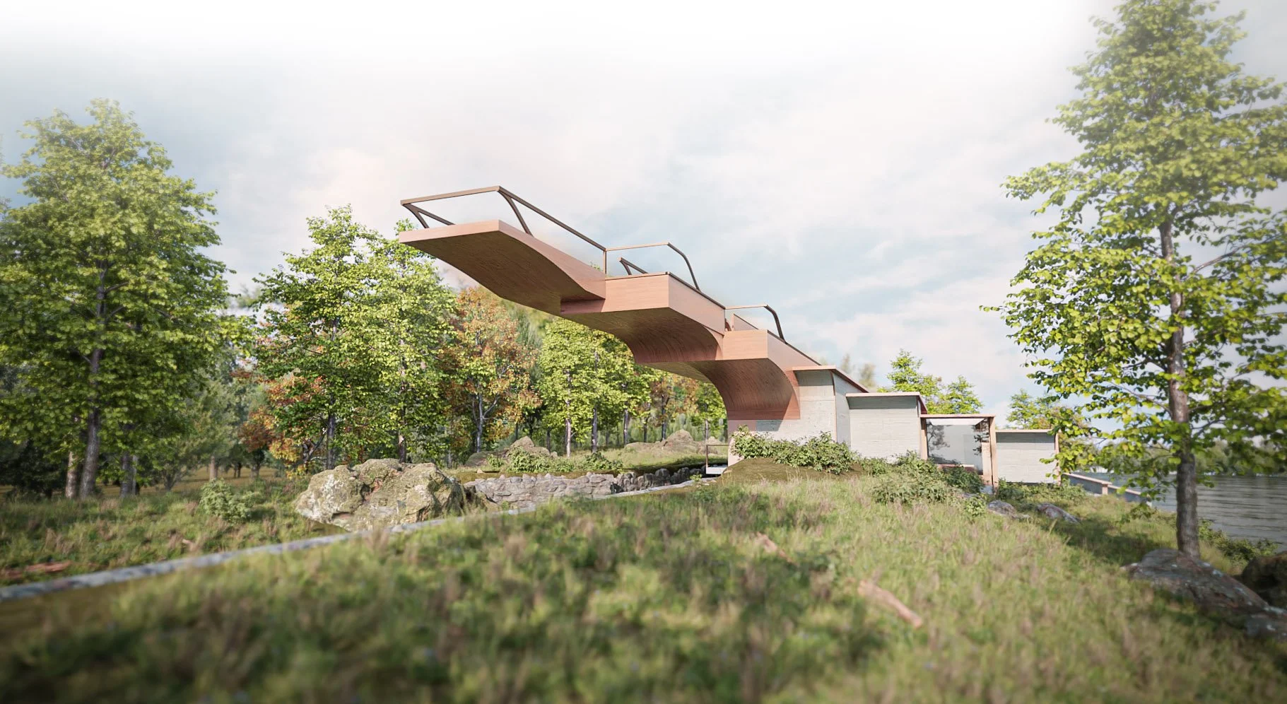 Closeup of the Lookout Tower