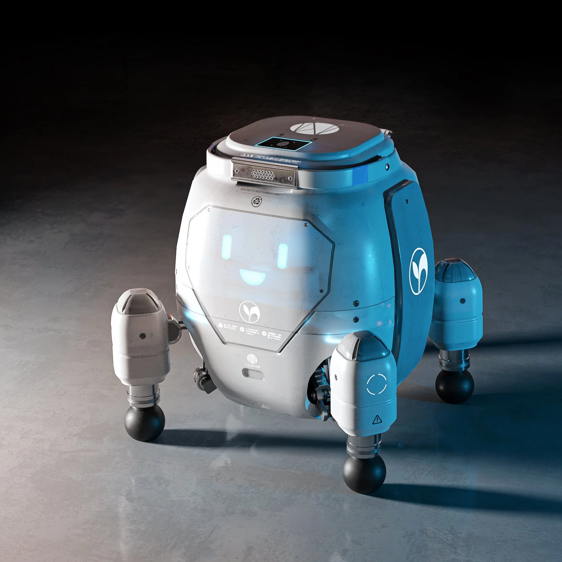 Trash Bot's default "Baby Mode"