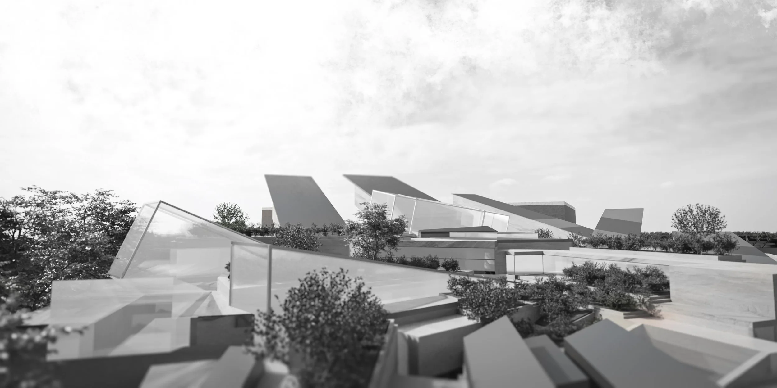 Urban Hardscape View