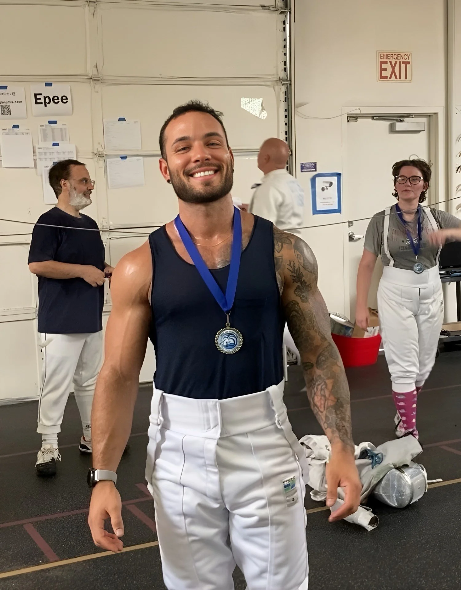 Diego Garcia Acupuncturist Athlete Saber Fencer Fencing Sports Acupuncture