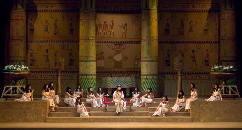 Epic Verdi operas; wall of fire optional