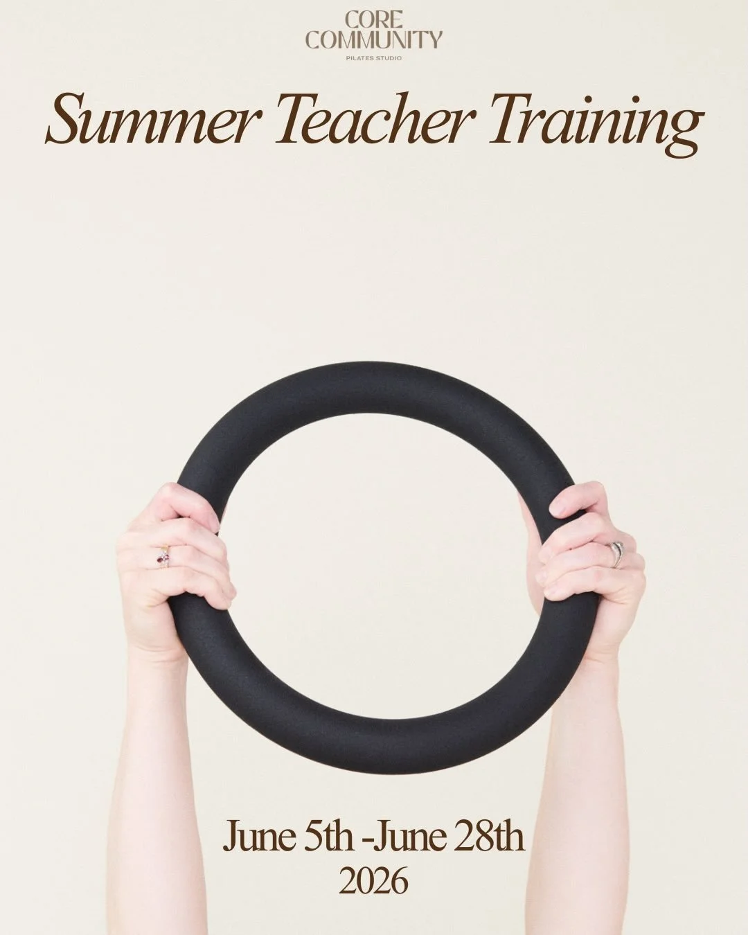 Elevate Your Pilates Journey 📚👩&zwj;🏫

At Core Community, we hold a deep respect for the craft of teaching.

That&rsquo;s why our program is designed with intention&mdash;so you don&rsquo;t just complete a training, but emerge from it feeling conf