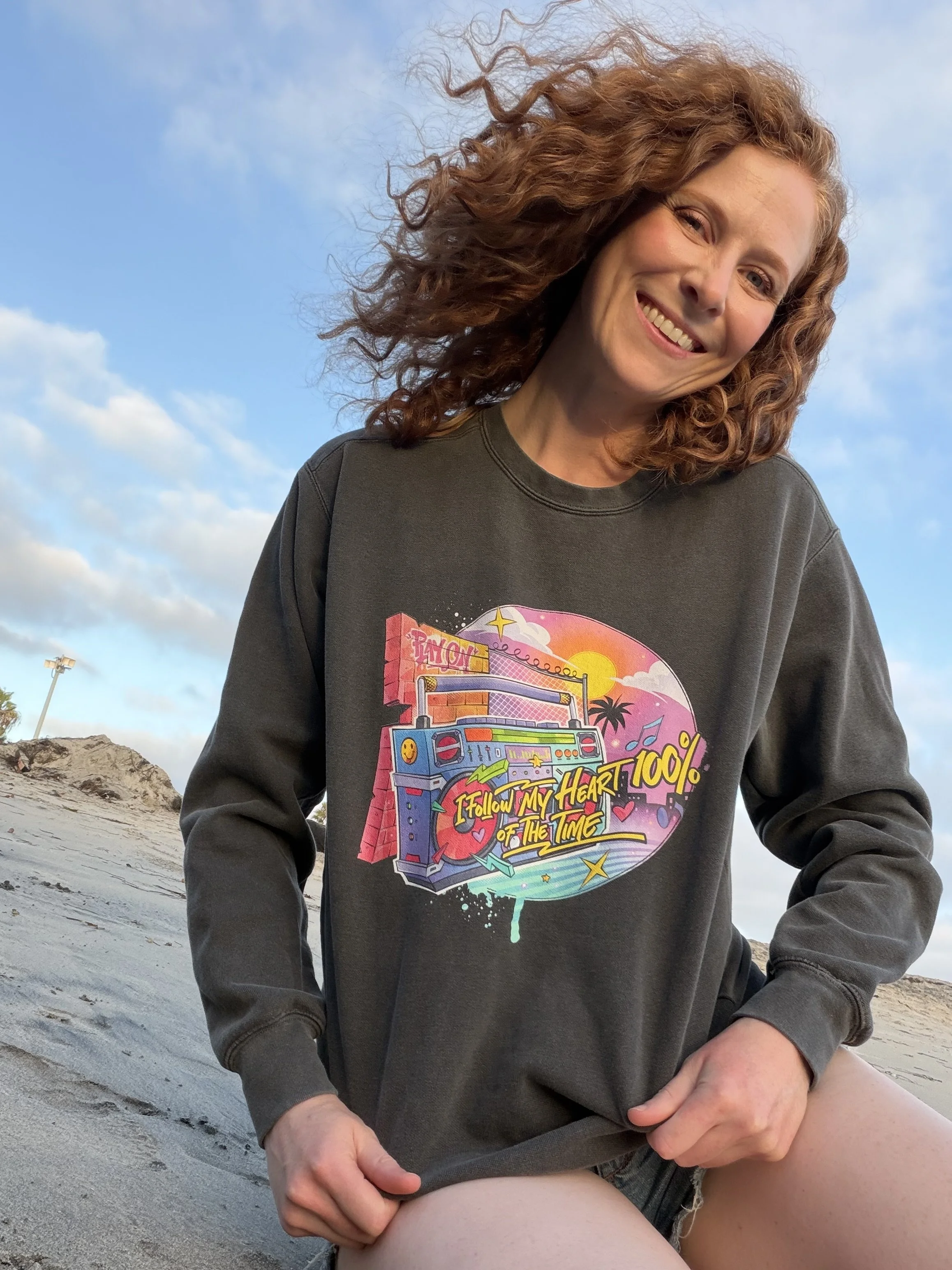 Unisex pullover- boombox