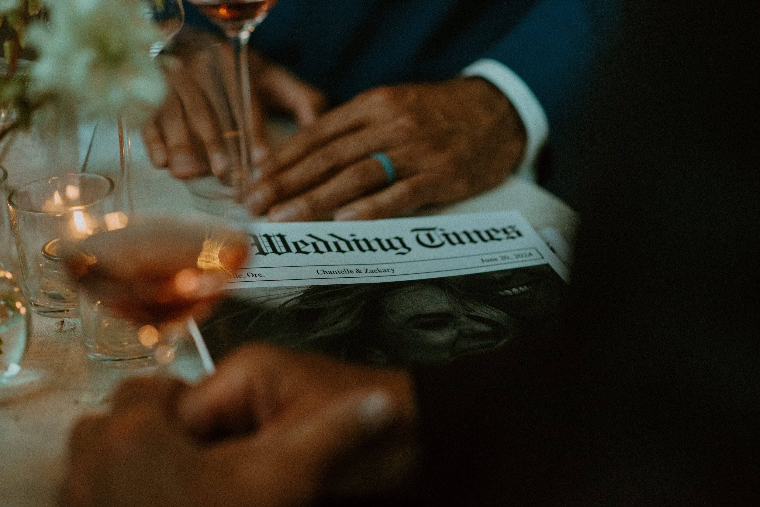 Classy Elopement Reception at Stillwater in McMinnville, Oregon