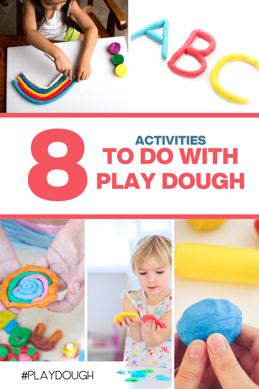 Making Play Dough Cookies: Scissor Practice & Creative Play - A