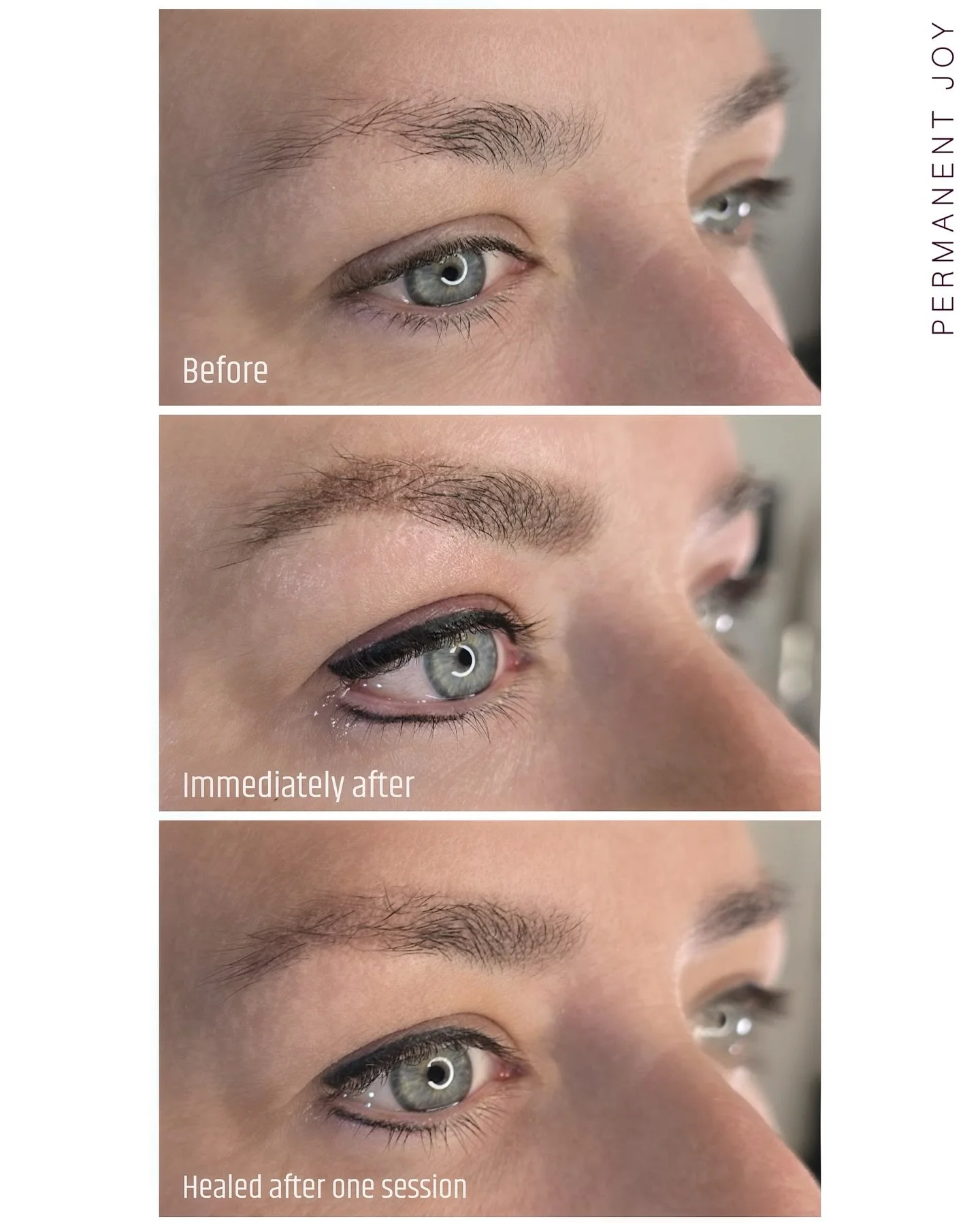 ✨ Brows + Upper &amp; Lower Eyeliner Combo Transformation ✨

This beautiful client chose a full combo: brows, classic upper eyeliner, and lower lash line. 💖

She has low vision, and applying makeup every day used to be stressful and exhausting &mdas