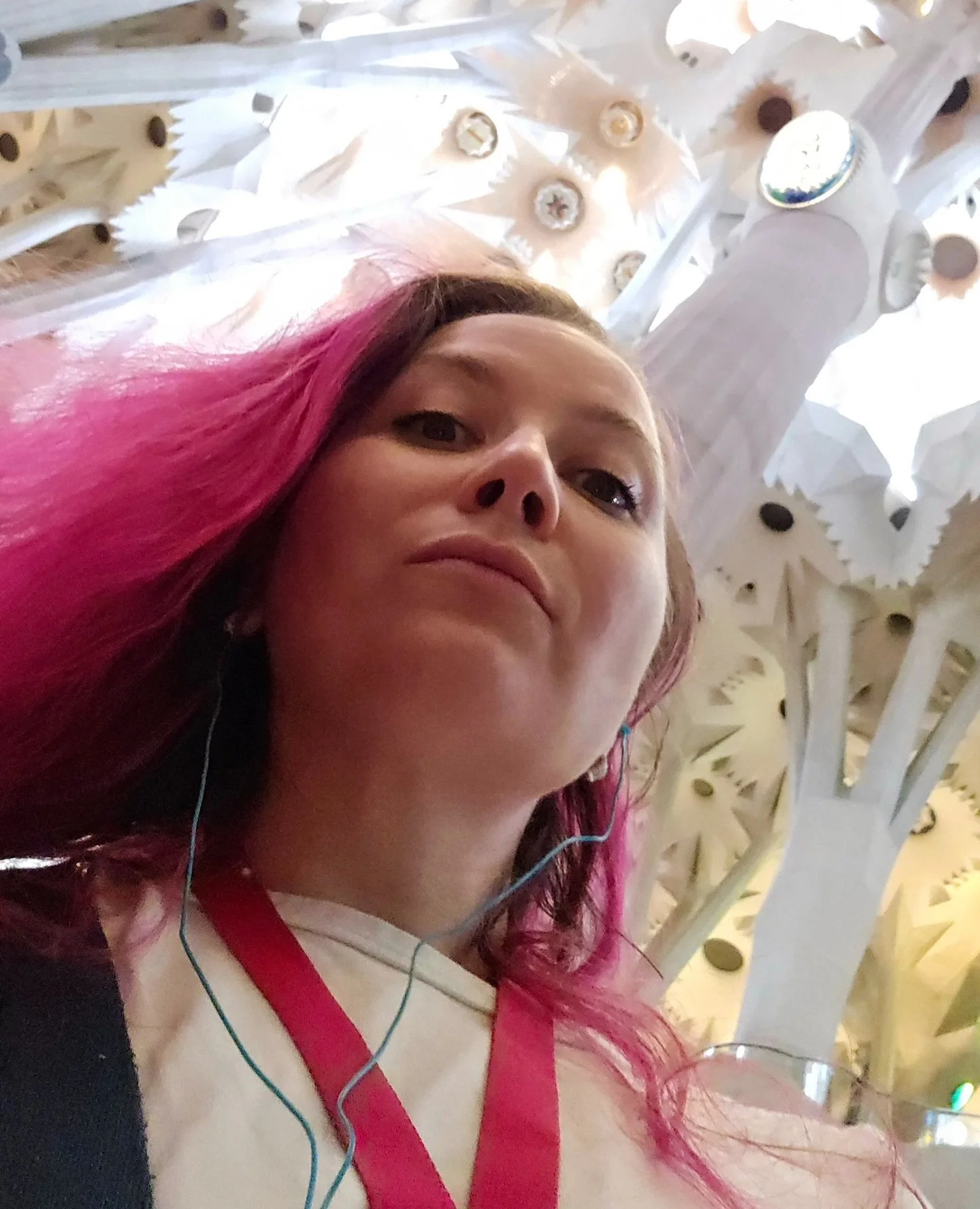 This photo was taken inside Sagrada Familia, and I honestly don&rsquo;t even know how to label it properly. A temple, a church, a cultural icon, one of the most visited architectural masterpieces in the world - it&rsquo;s all of it at once. From the 