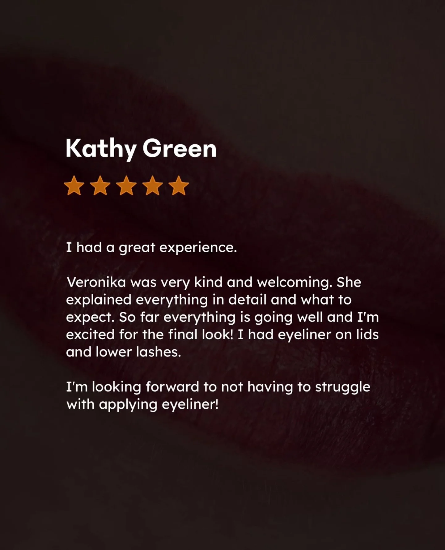 My customers say it best!