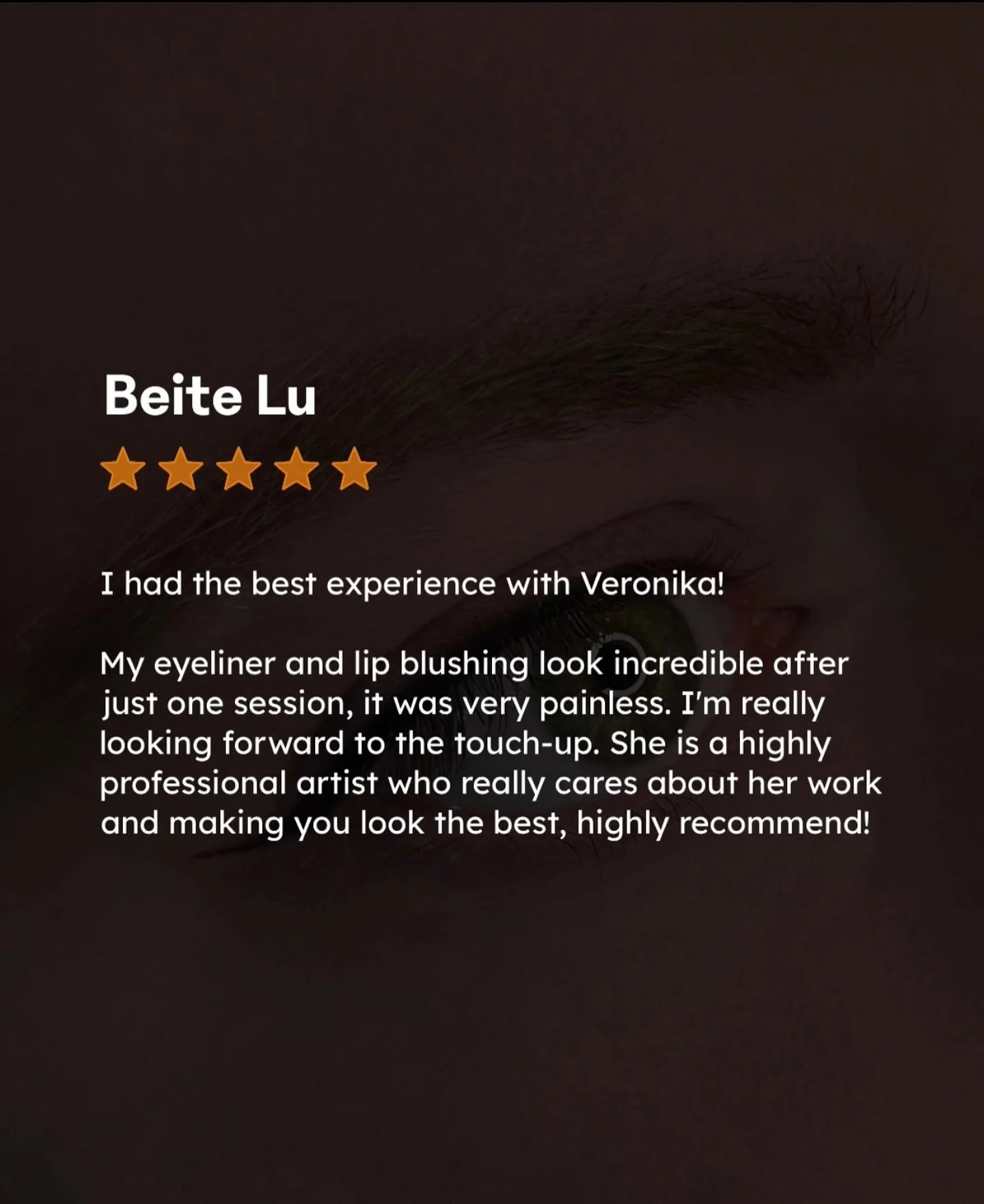 My customers say it best!