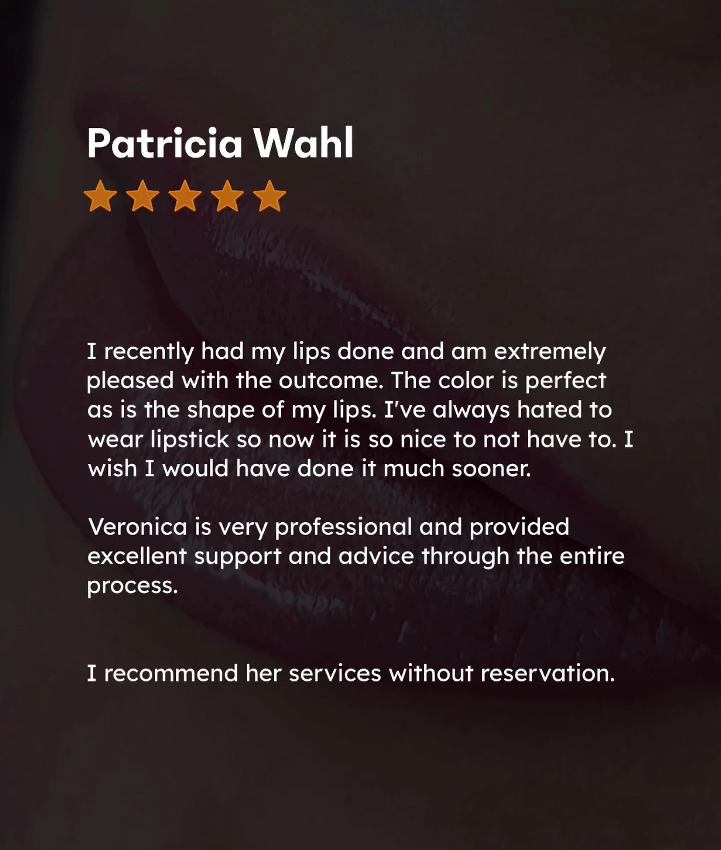 My customers say it best!