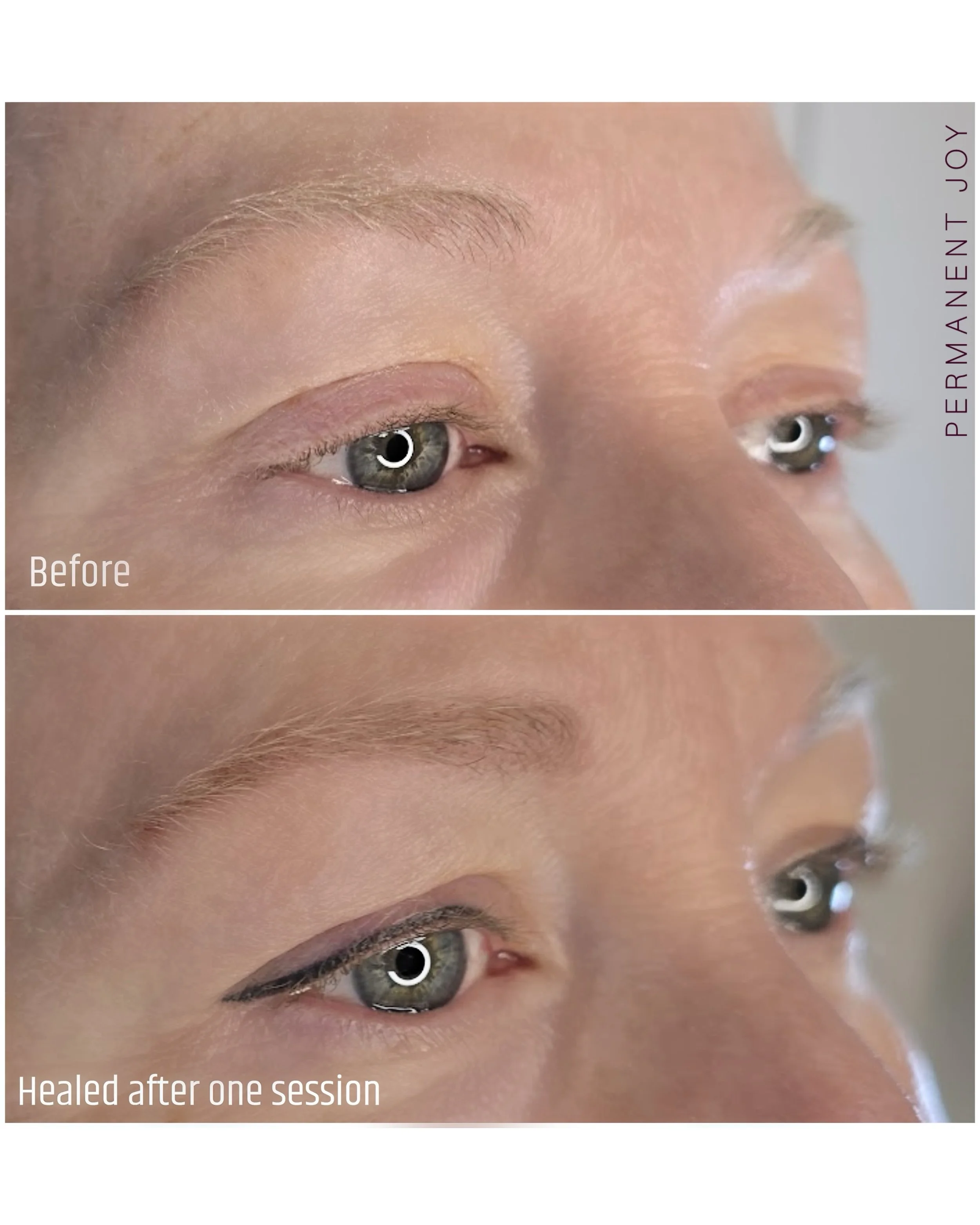 Brows + Eyes ✨ Before ✨ Healed After One Session

This client had very sensitive eyes, so right after the procedure there was significant bruising and swelling. Enough that I decided not to include the immediate after photo this time, so I wouldn&rsq