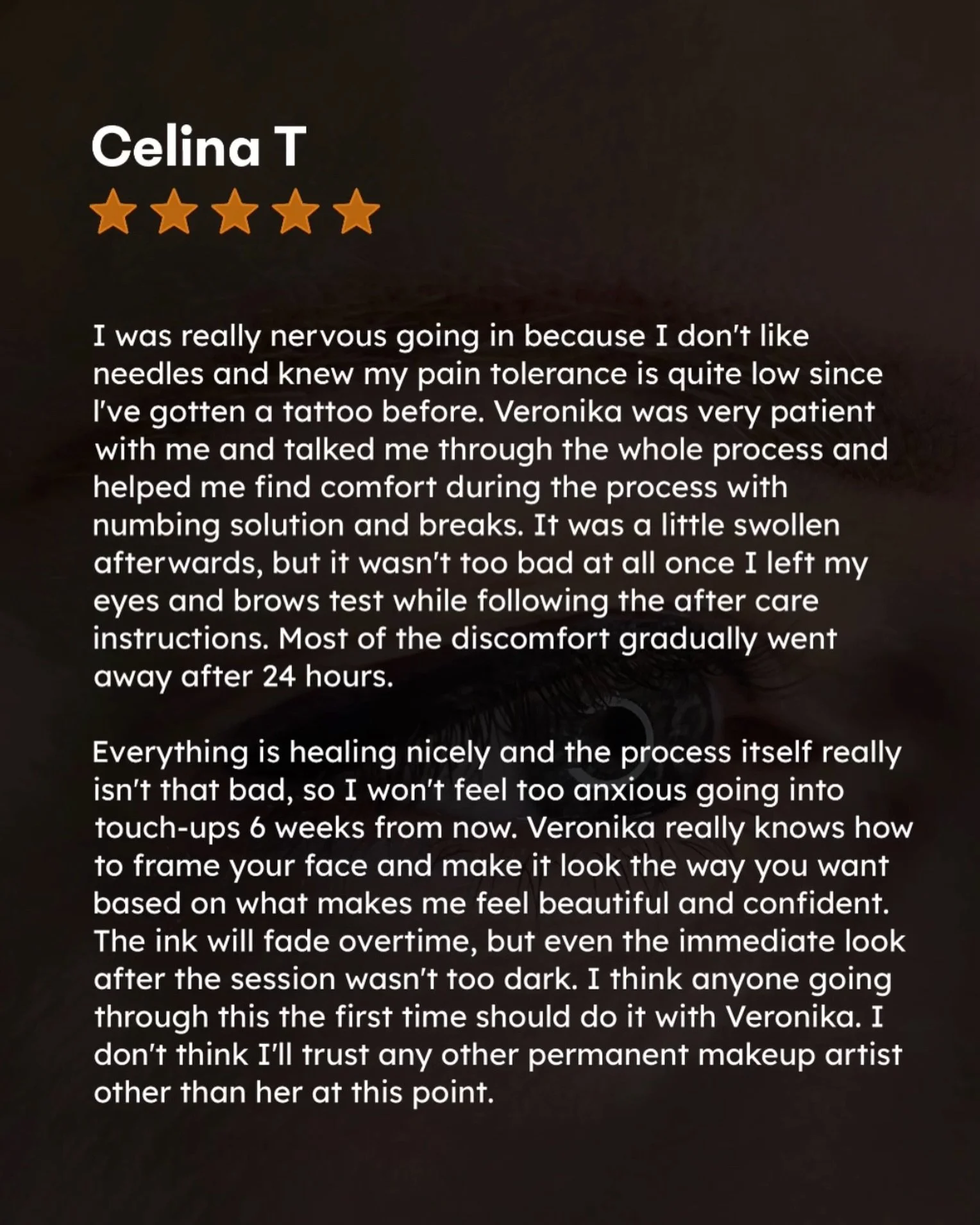 My customers say it best!