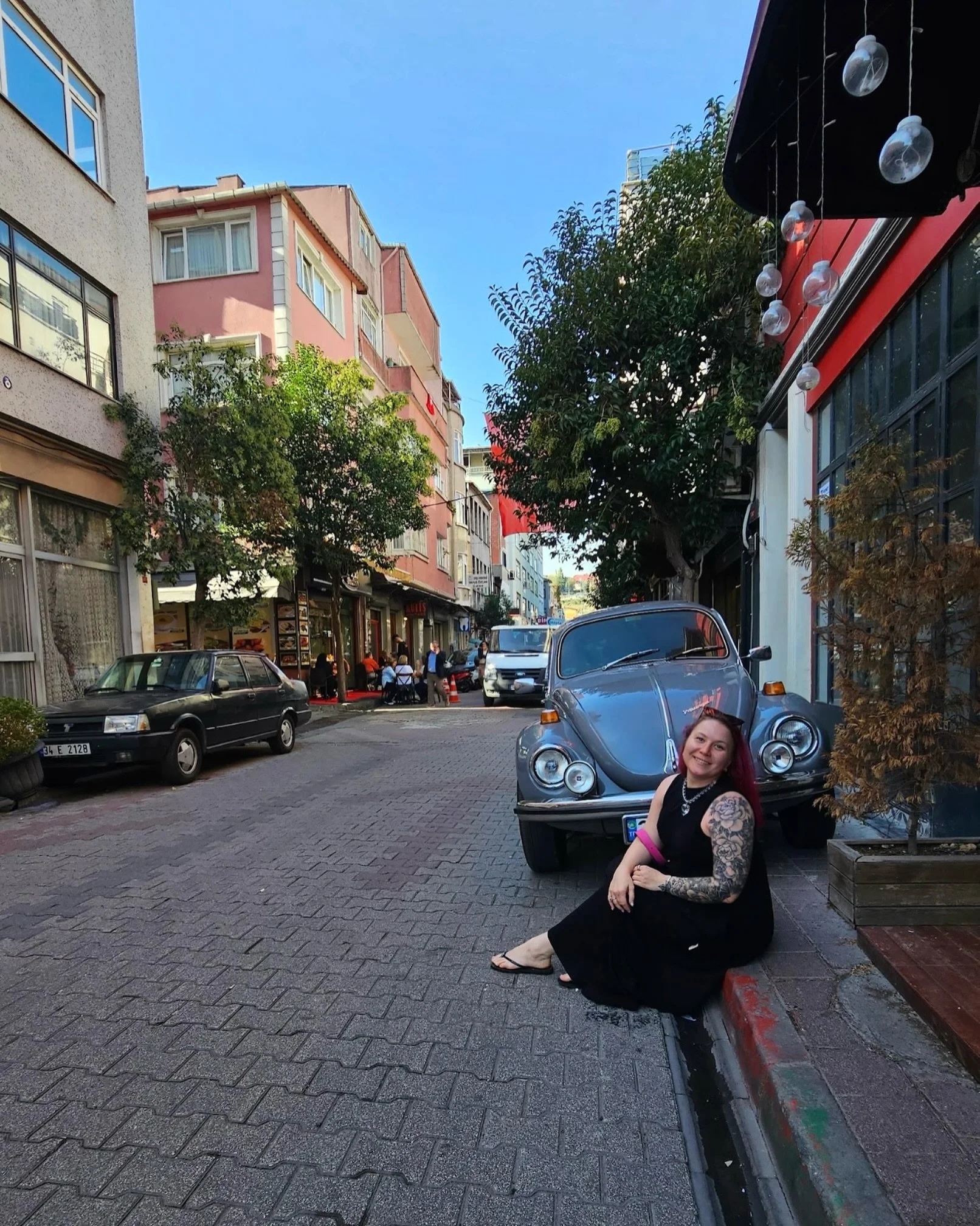This photo was taken in Balat, one of Istanbul&rsquo;s most historic neighborhoods.

The area is known for its colorful streets and beautifully preserved 19th-century buildings. In recent years, Balat has become a favorite spot for tourists and photo