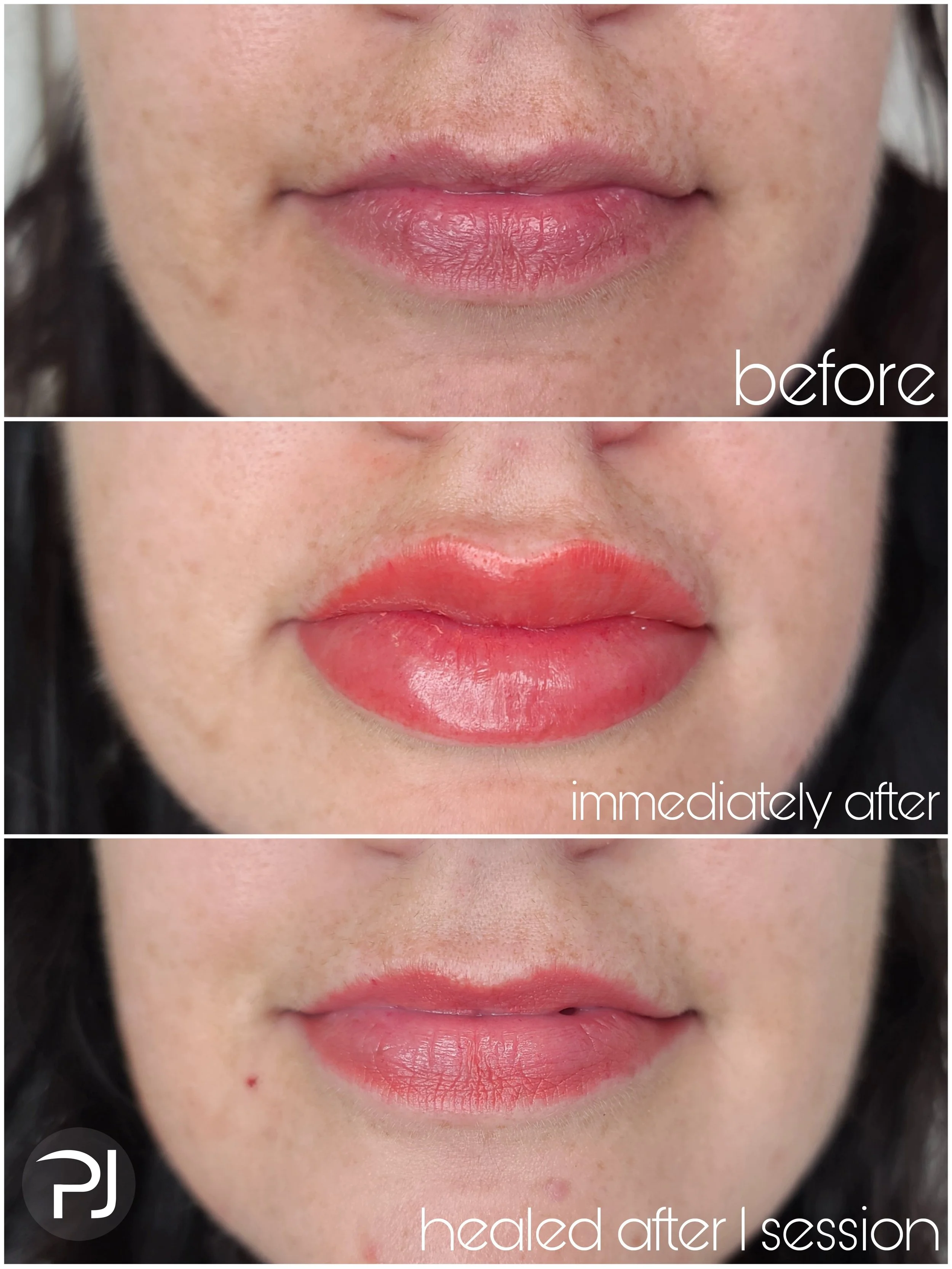 Before and after permanent makeup Seattle — Permanent Joy