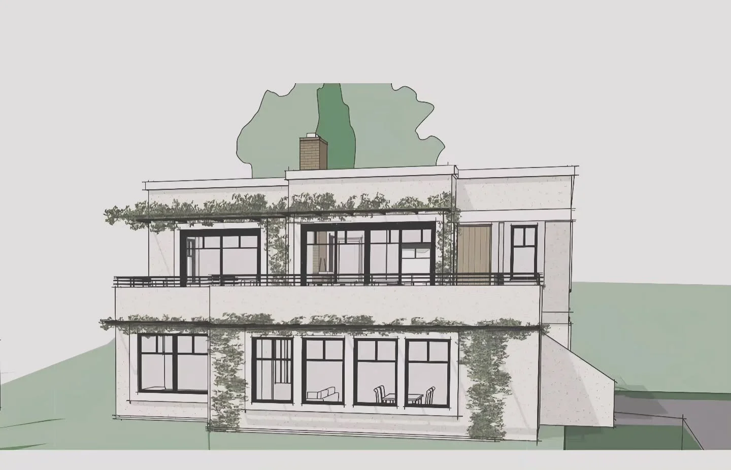 A new project coming together. Looking forward to developing this home further and creating beautiful spaces to experience inside and outside of the home. Simple and classic. 
.
.
.
.
.
.
#schlagerarchitects #sadesigncollective #designerhouse #design