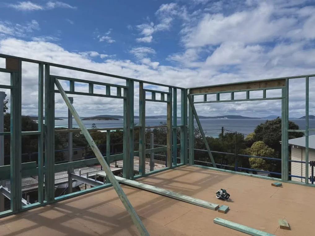 Can you believe the views! So excited for our clients to experience this in their living area. So stunning. What a dreamy outlook to have. 
.
.
.
.
#schlagerarchitects #sadesigncollective #designerhouse #designer #designinterior #architecturedesign #