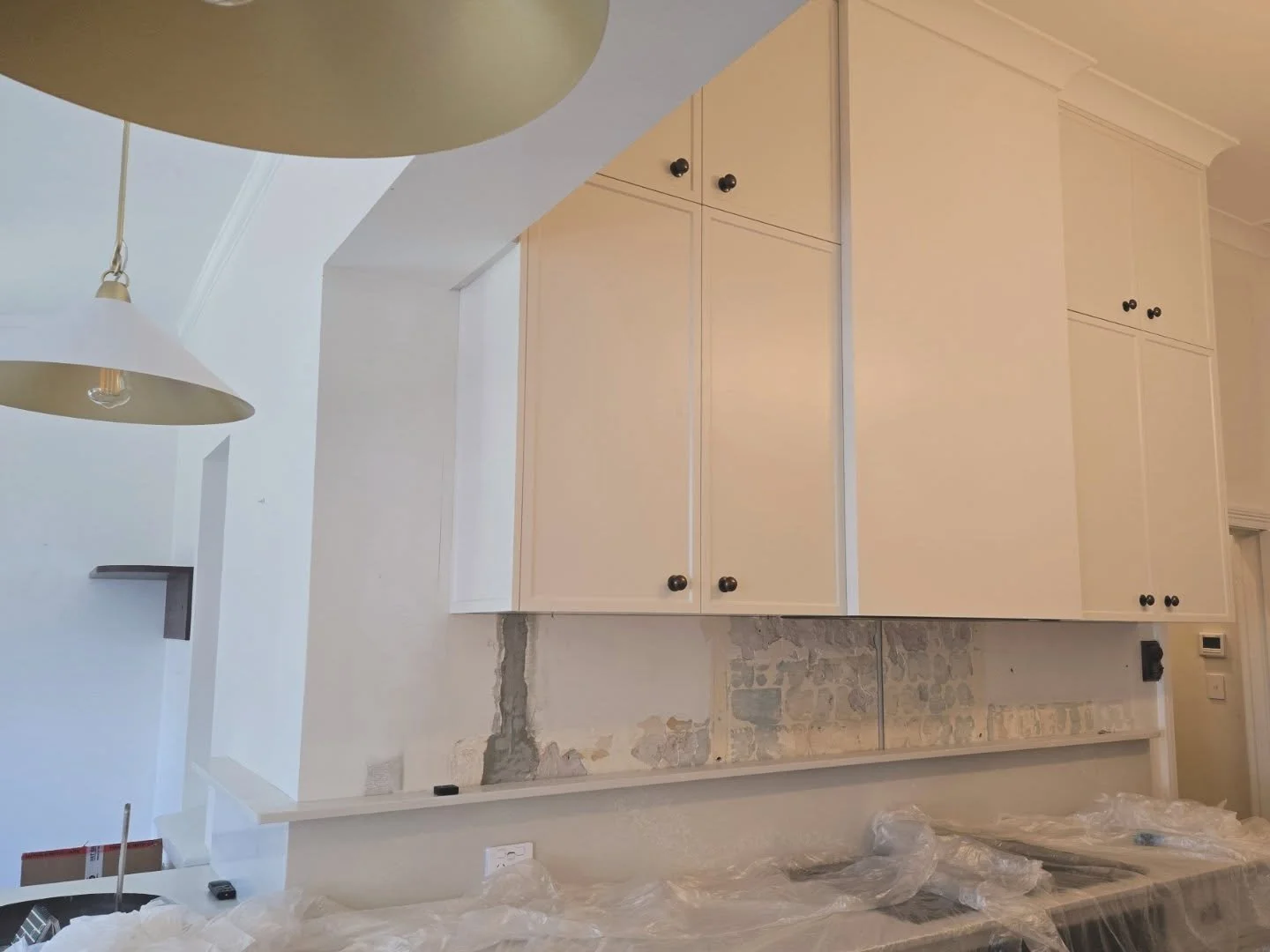 Almost there! So exciting seeing the progress on site. Interior design project that included the kitchen, laundry and master bedroom. Very excited with how it is looking. Amazing team of people. 
.
.
#schlagerarchitects #design #interiordesign #kitch