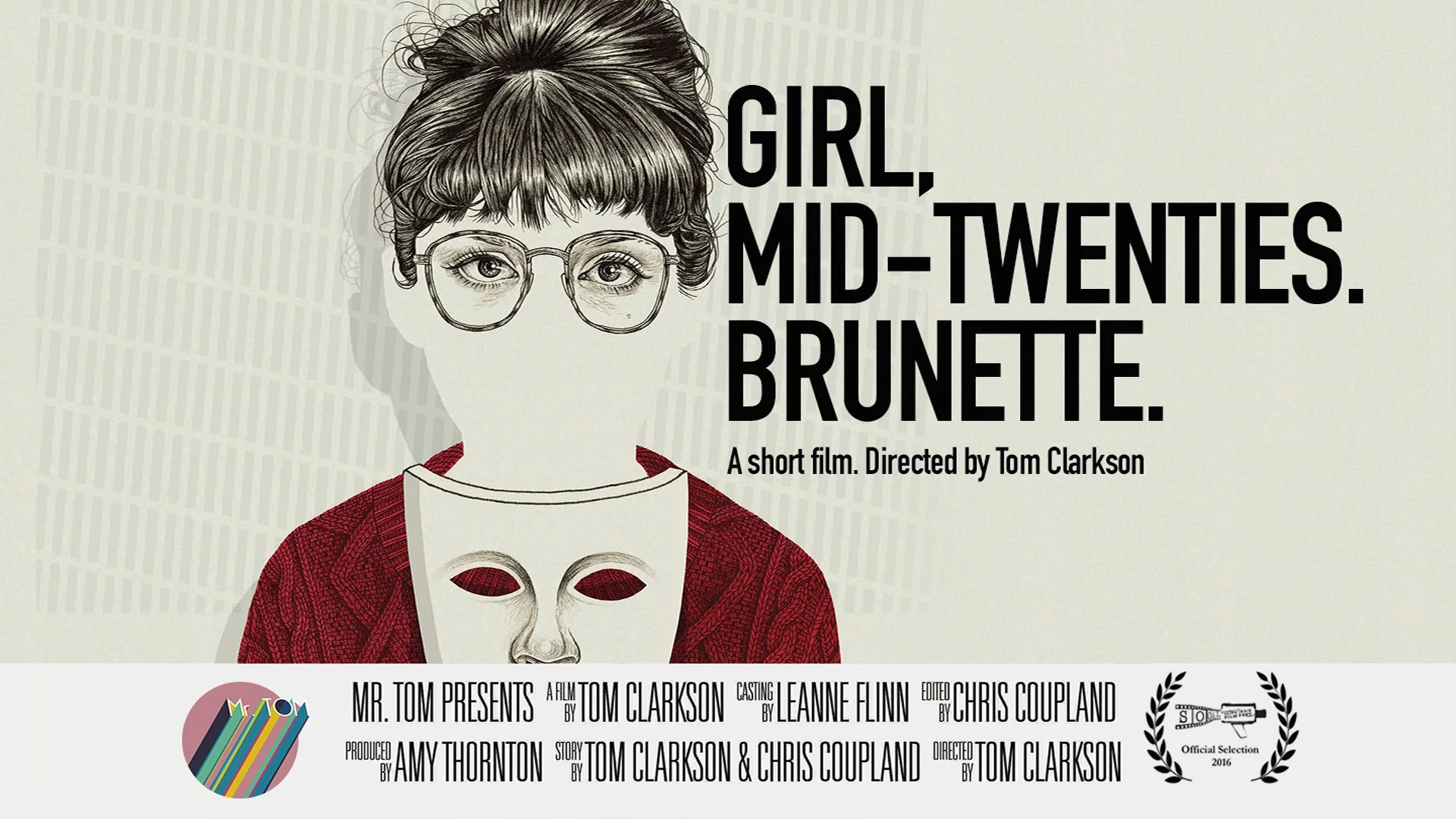 Girl, Mid-Twenties. Brunette.