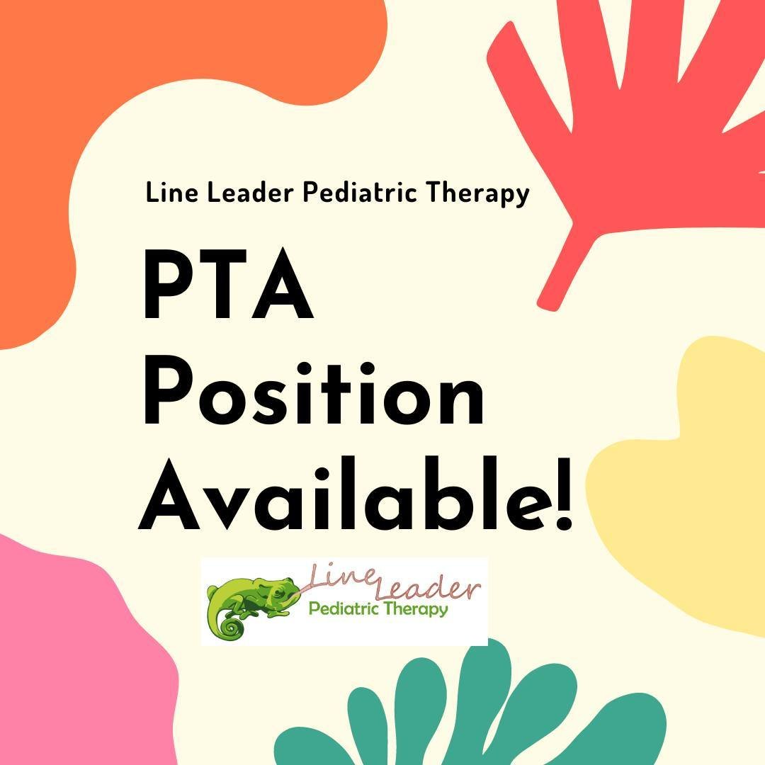 Exciting part time physical therapy position available at Line Leader Pediatric Therapy. If you like working with a collaborative multidisciplinary team we want to meet you! 
#physicaltherapy
#PTA
#lineleaderpediatrictherapy
#infant
#ACC
#austinpt