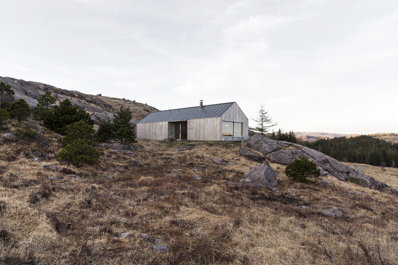 Tegnet hytte for faren: – Det er ikke panoramastyle her, jeg har forsøkt å være behersket.