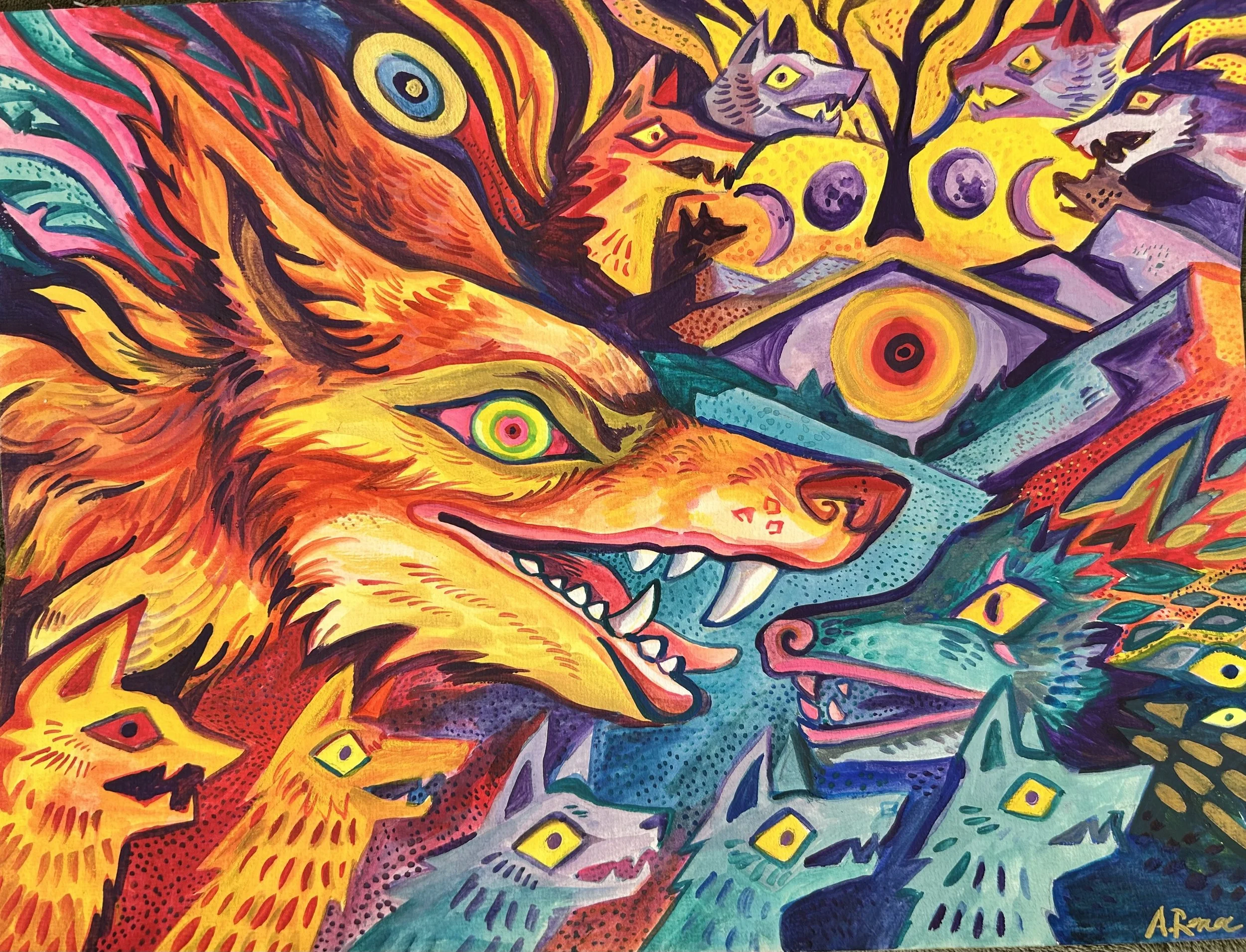 Print - Coyote Eyes - PREORDER