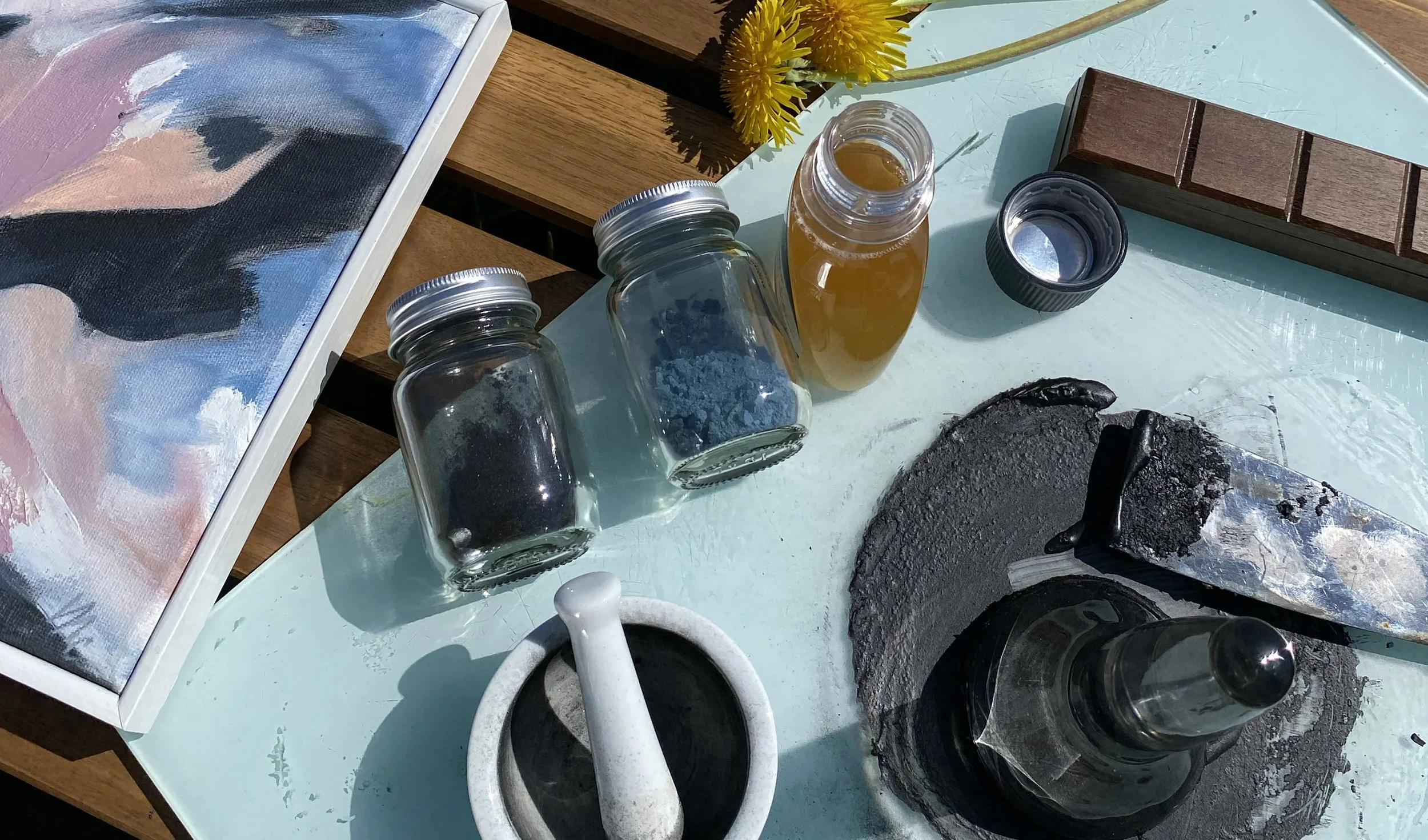 Art on the Trails, Natural Pigment Presentation