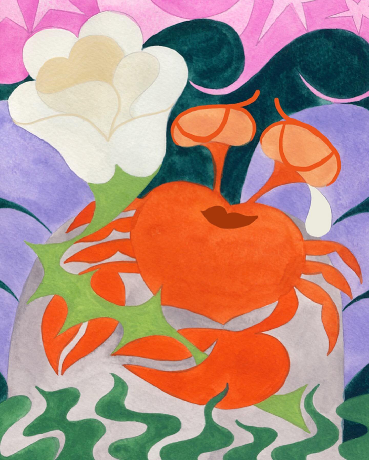 ♋︎ Cancer / White Rose ♋︎ 

Just in time for the end of cancer season, here is the second piece in my zodiac flower series 🧡

Ruled by the moon and represented by the crab, cancers are highly emotional, intuitive and gentle souls. Their sensitivity 