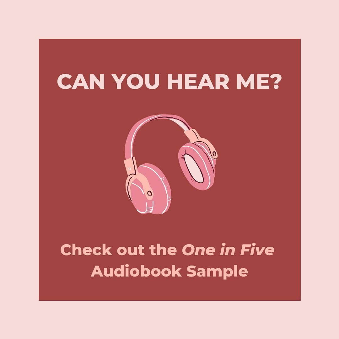 With everything on our plate these days, audio can be a great way to stay up to speed. Check out the One in Five Audiobook sample here under 'One in Five Audio Sample' at the LINK IN BIO.⁠
⁠
To check out the full audiobook: click 'Purchase &quot;One 