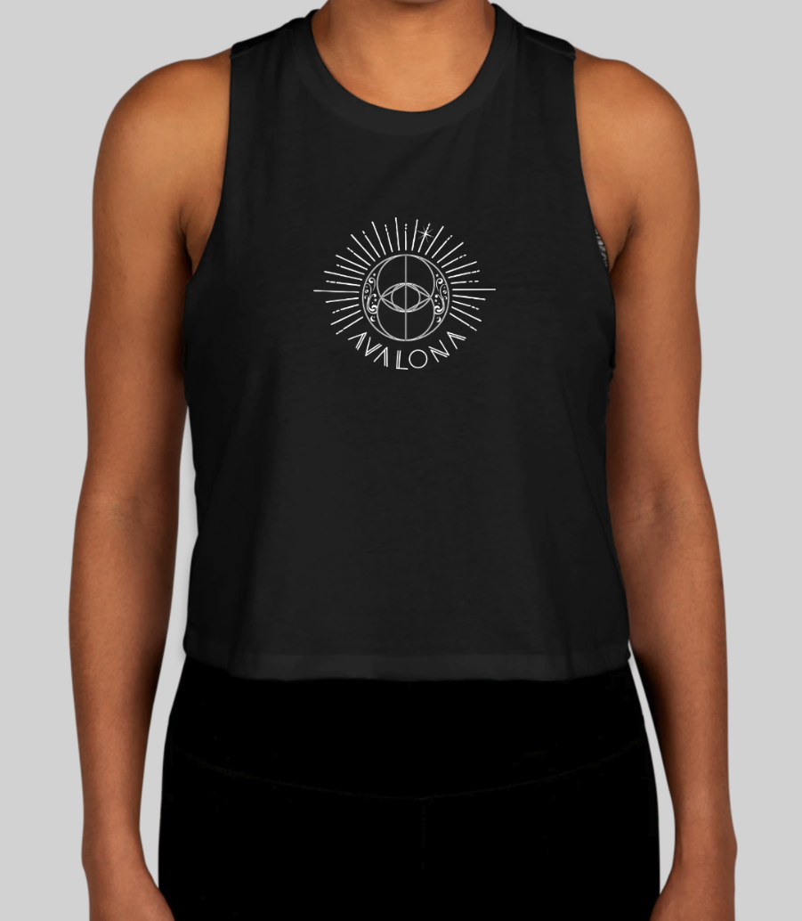 AVALONA Women's Racerback Crop Tank