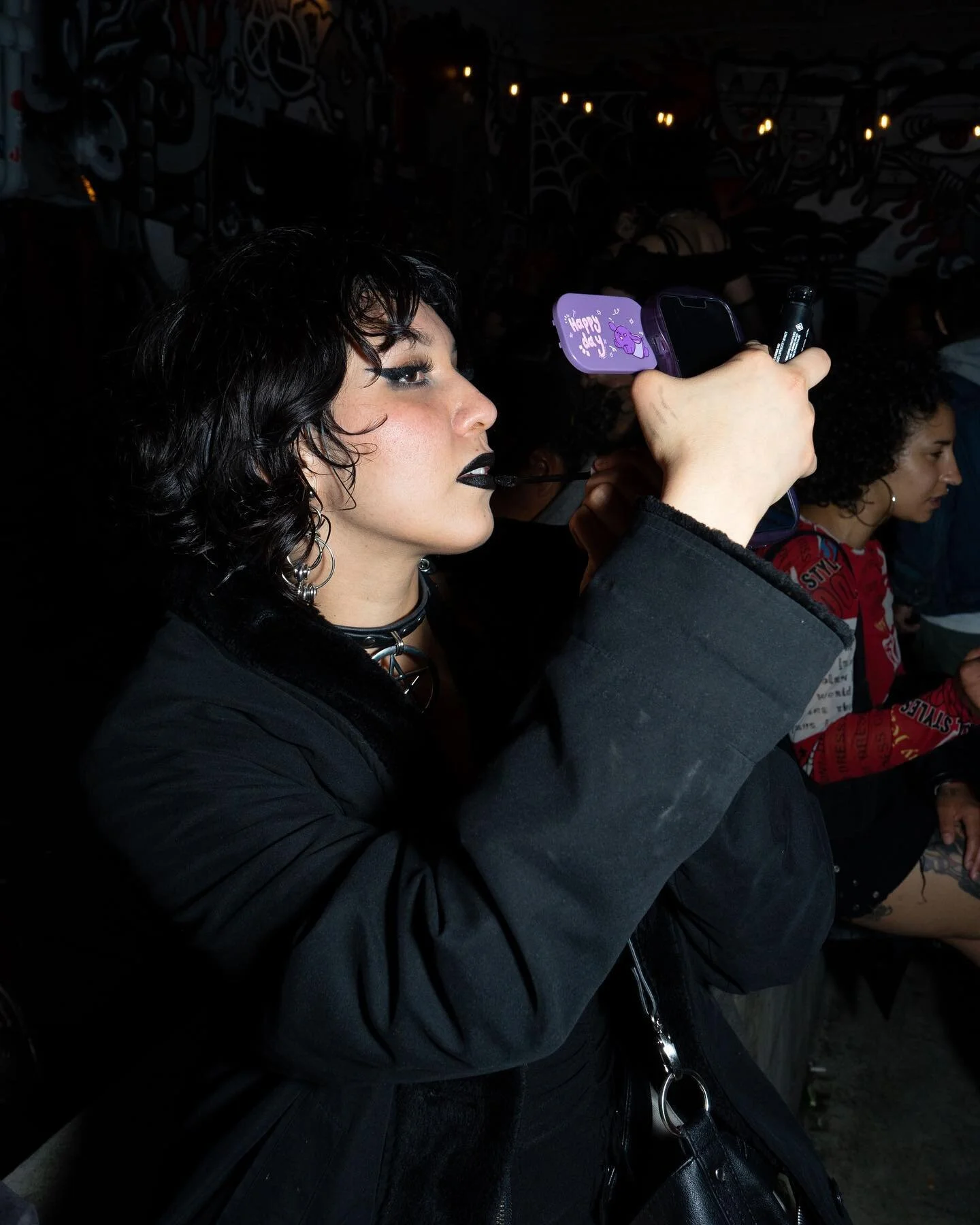 This is the last round of Hot Goths in Your Area photos I&rsquo;ll be posting!! 

Thanks everyone who came out and partied on Sunday!! 🖤🕷️🩻✨

Check out my website to see all my faves. Send me a DM if you want me to send you your photos! Comment to