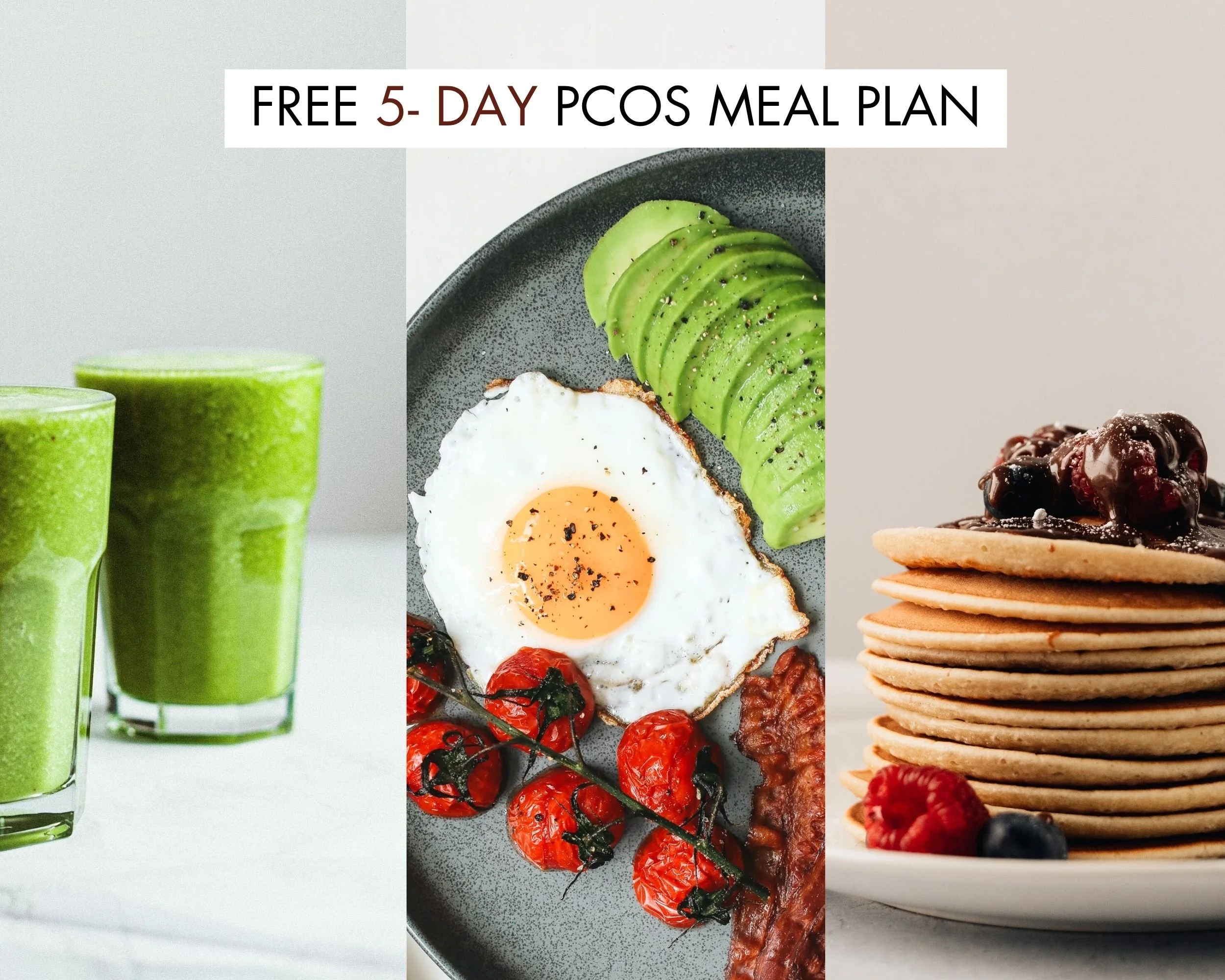 5-Day PCOS Diet Meal Plan (PDF)
